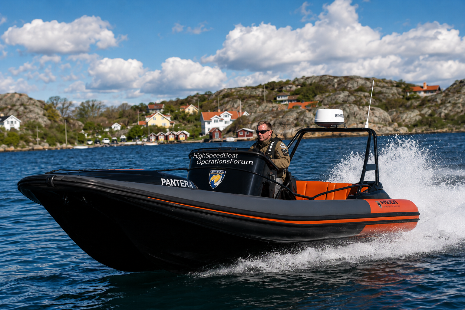 High-performance Pantera RIB platform in operation